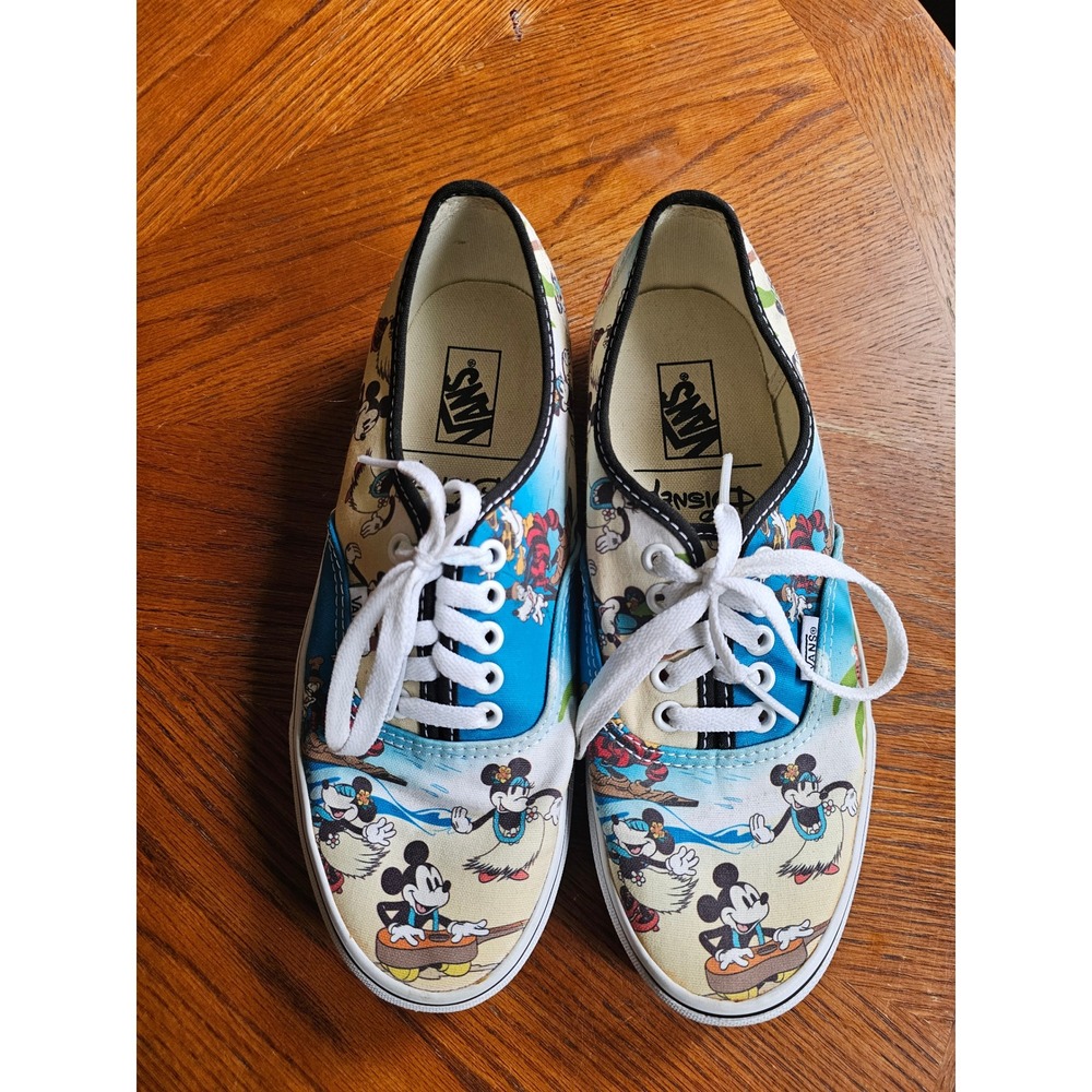 Vans x Disney Mickey Minnie Mouse Tropical aloha Hawaiian Womens 9 mens 7.5 - Picture 2 of 10
